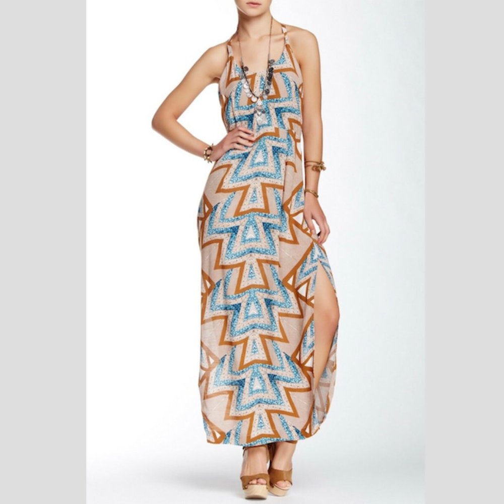 FREE PEOPLE Serves You Right Maxi Dress Mint - 2
